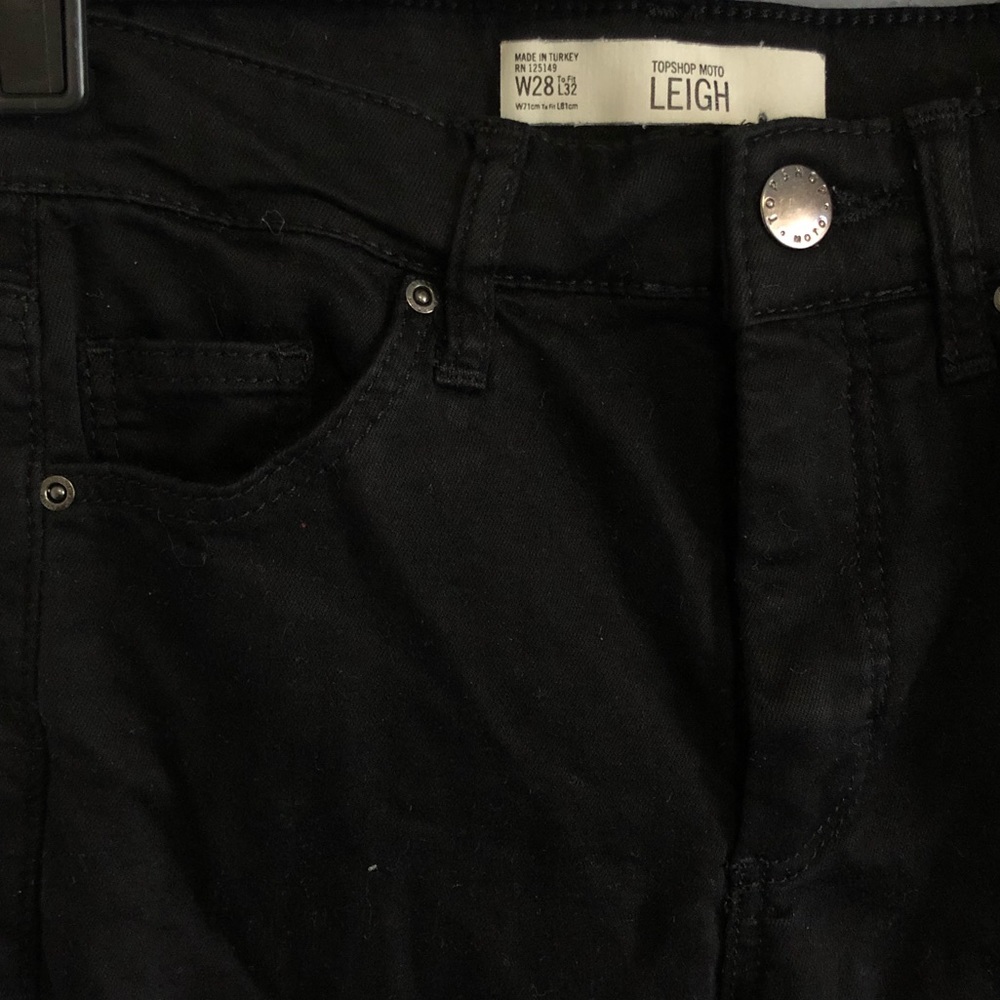 Topshop Leigh moto jeans